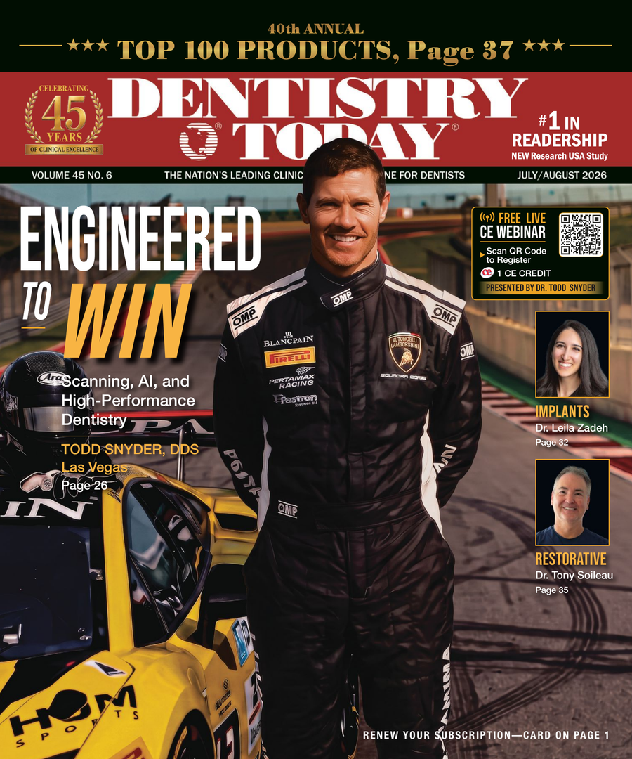 Ori on the cover of Dentistry Today, July/August 2026