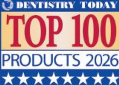 Dentistry Today Top 100 Products 2026 badge